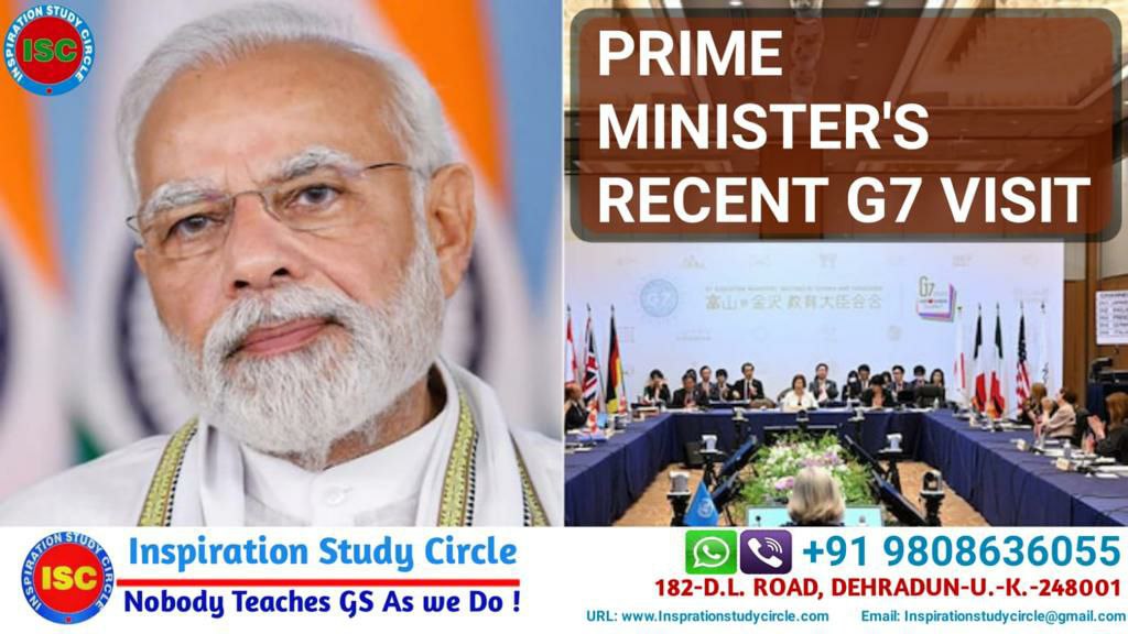 PM Modi’s Three-Nation Tour- G-7, FIPIC, and Quad