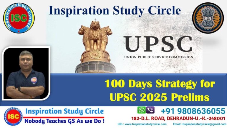 100 Days Strategy for UPSC 2025 Prelims