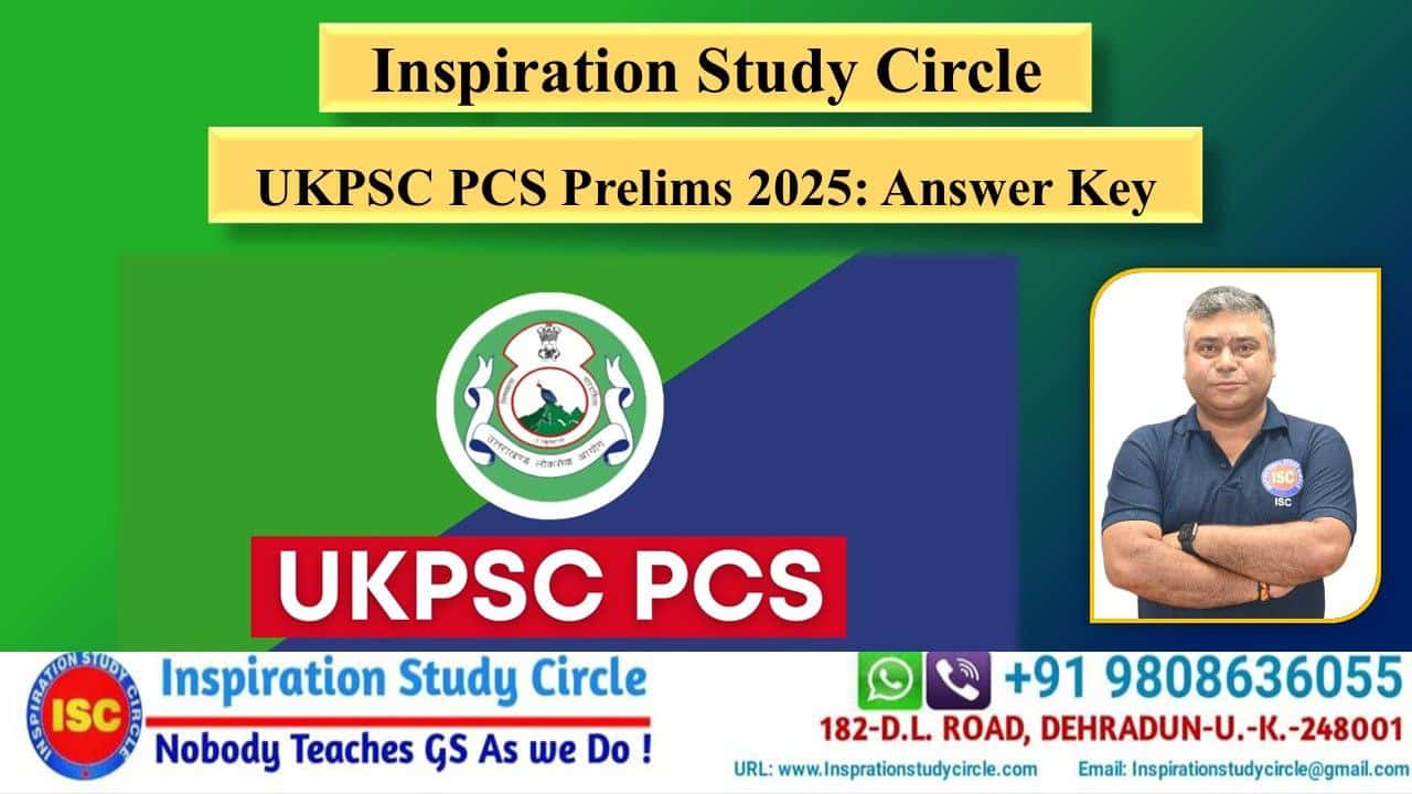 Ukpsc Pcs Prelims 2025 Answer Key