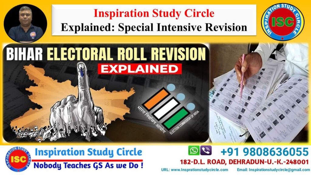 Explained: Special Intensive Revision of Electoral Rolls