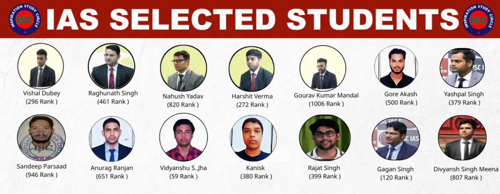 IAS Selected students