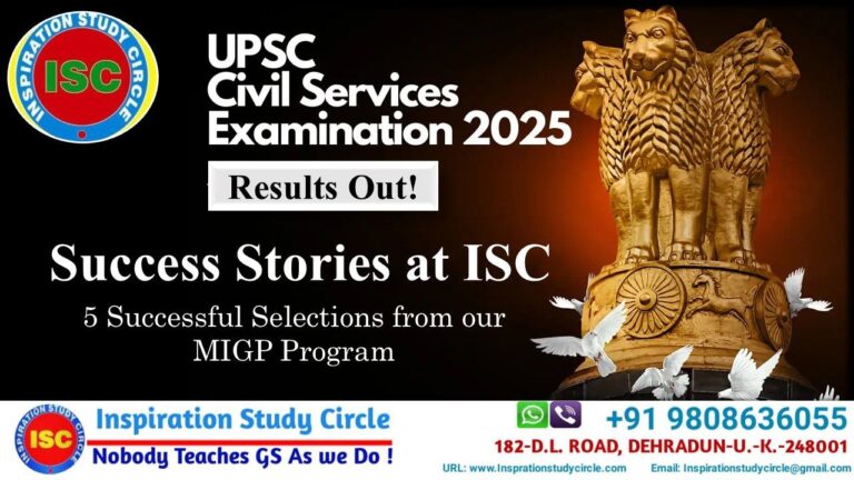 Success Story of UPSC CSE 2025- Results Out