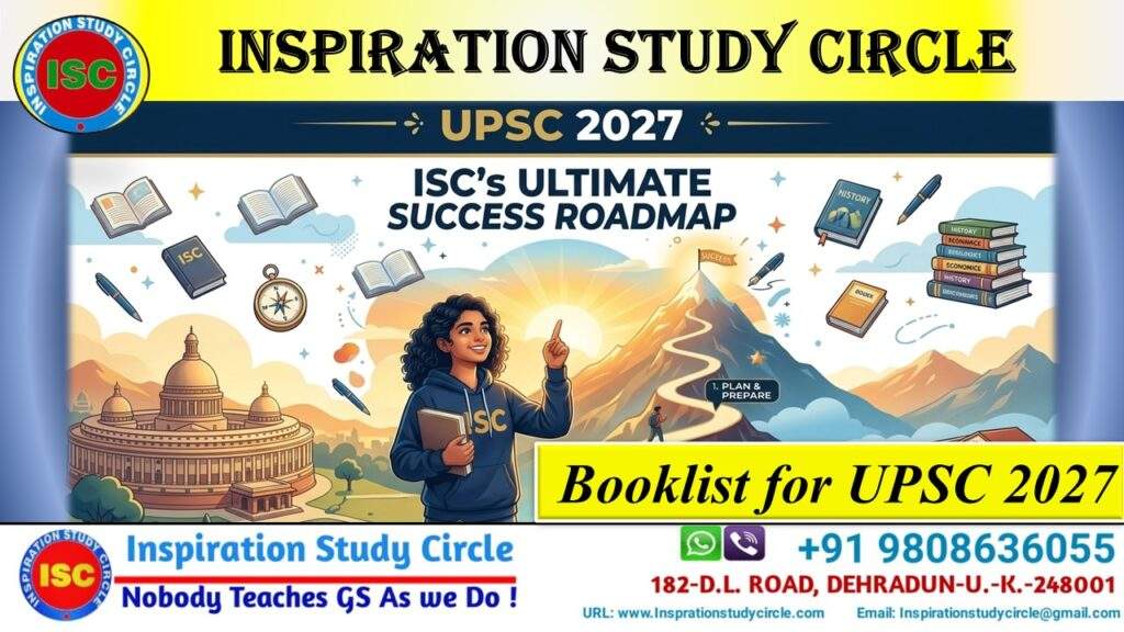 Booklist for UPSC 2027- ISC’s Roadmap to Success