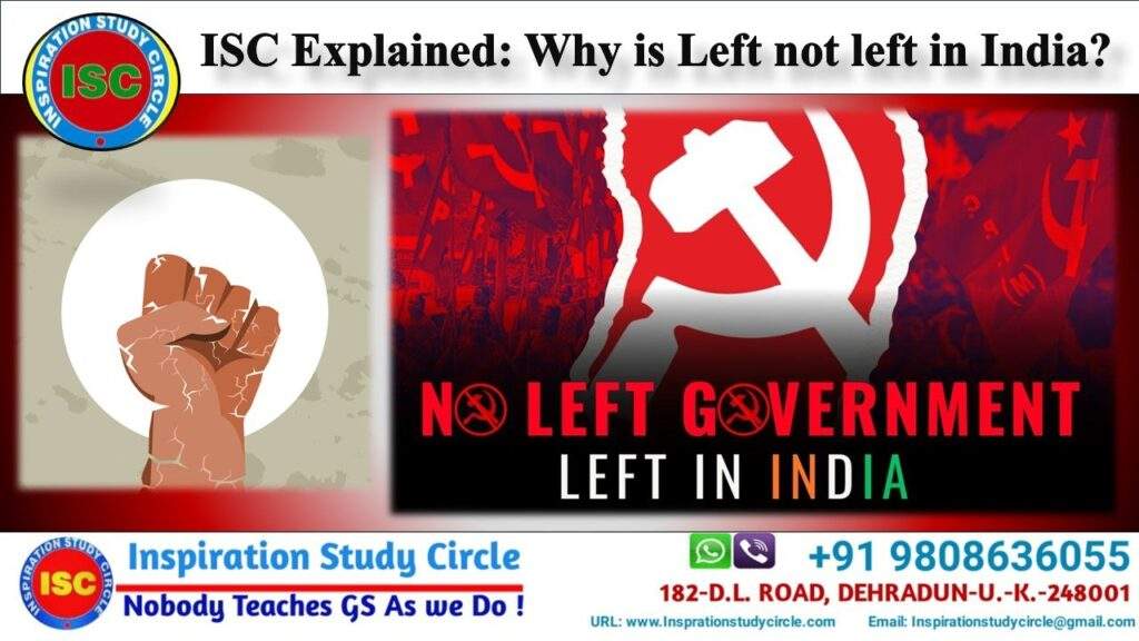 Why is Left not left in India ?