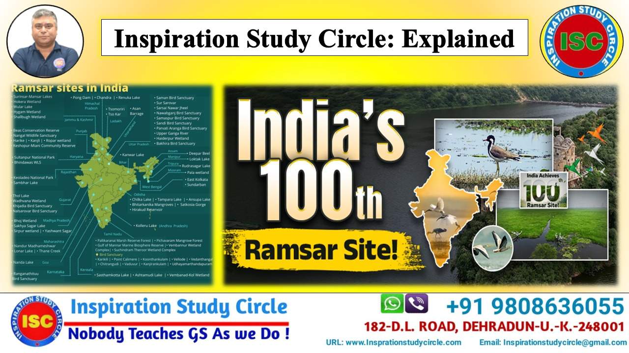 India’s 100th Ramsar Site- Surha Tal
