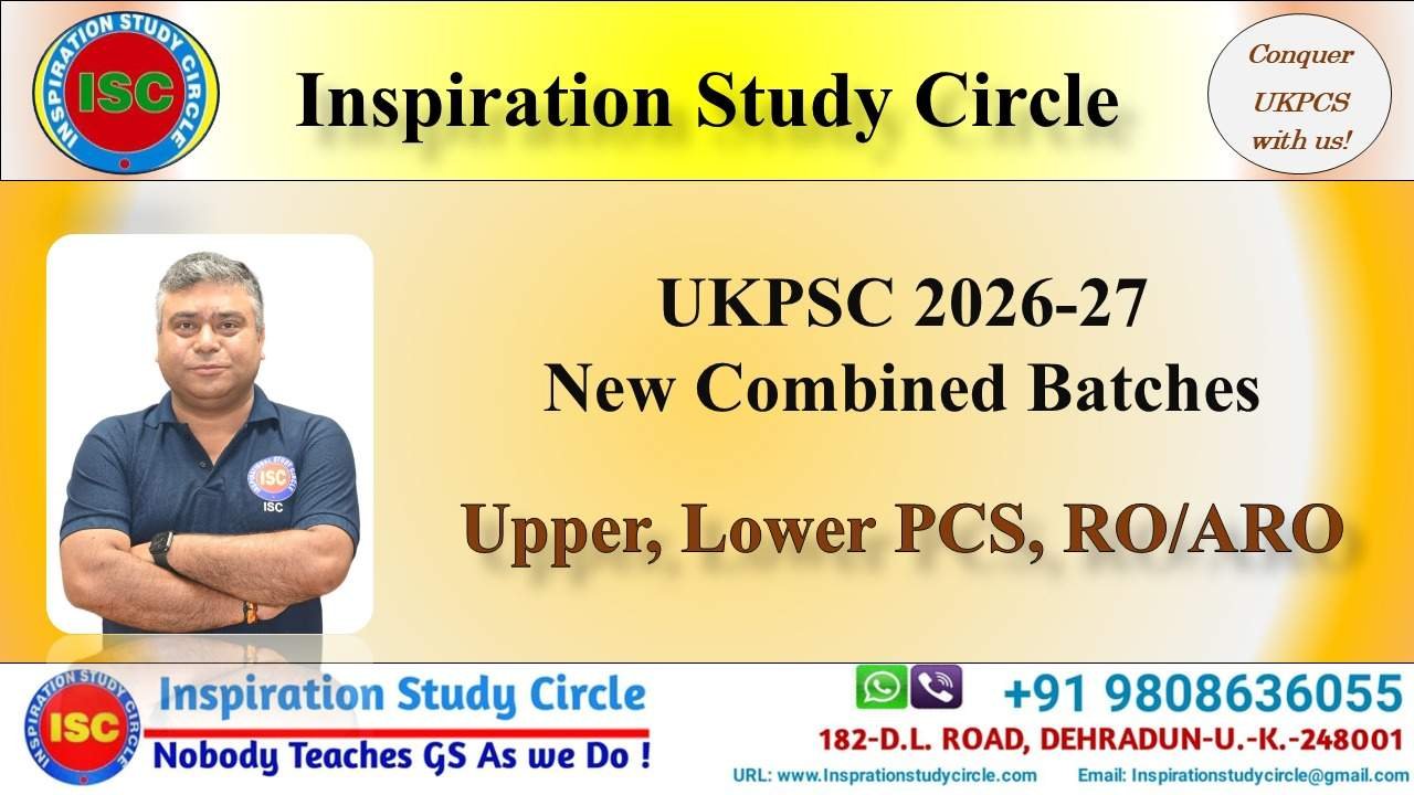 UKPSC 2026-27 New Combined Batches